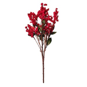 Ashland Deluxe Christmas Red Berry Cluster Faux Floral Décor
