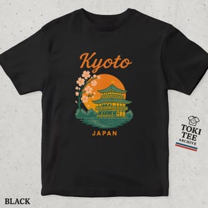 Maglietta del tempio Kinkakuji di Kyoto: souvenir di viaggio retrò giapponese