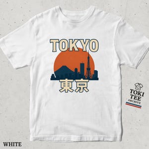 Retro Tokyo Skyline T-Shirt: Vintage Japanese Cityscape Tee