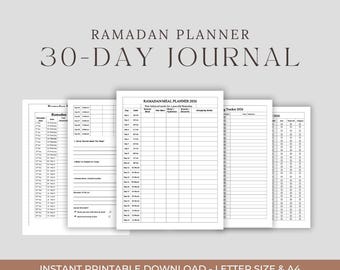 Printable Ramadan 2026 Complete Planner | Fasting Prayer & Meal Planner