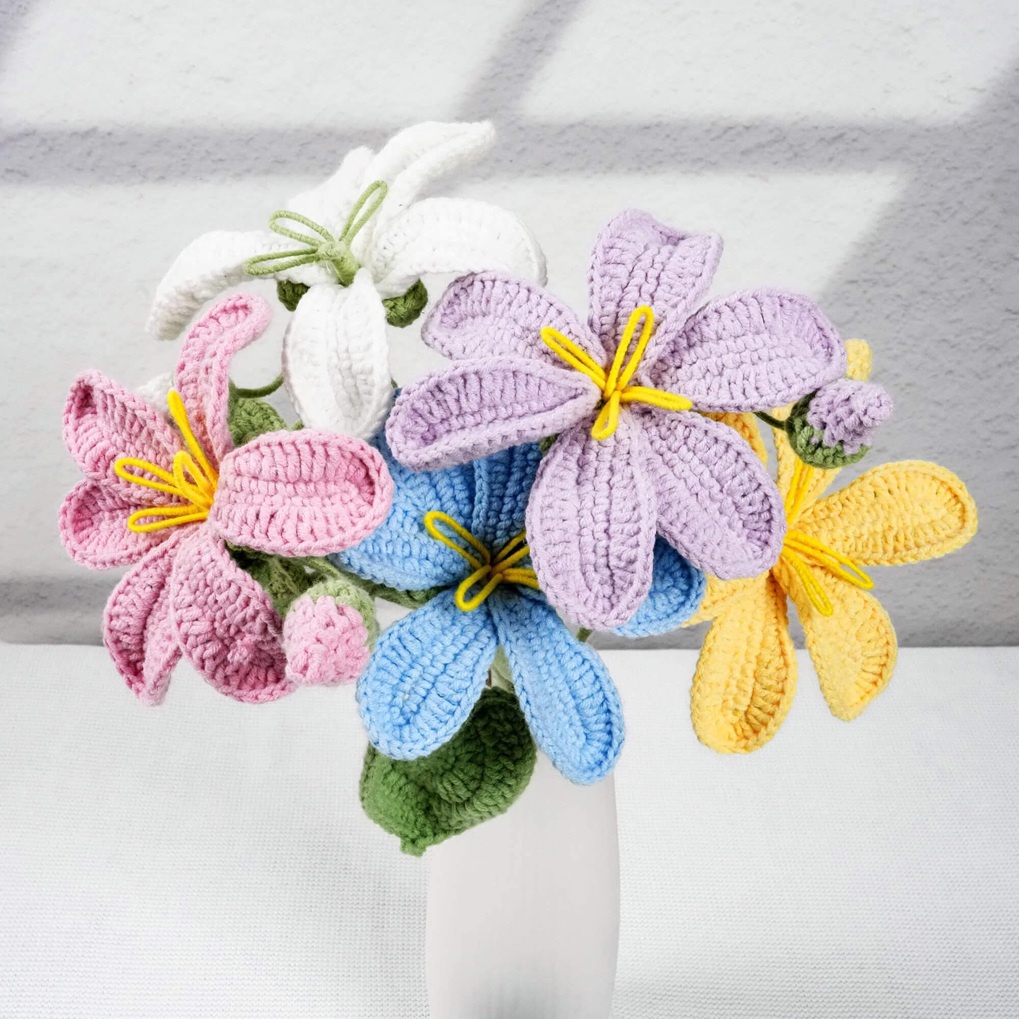 Handcrafted Crochet Tung Bouquet, Crochet Flower Bouquet, Gift for Birthday, Graduation, Anniversary, Housewarming gift, Girlfriend Gift