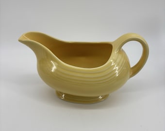 Vintage Fiesta Yellow Gravy Boat Fiestaware Homer Laughlin USA 1997 Excellent