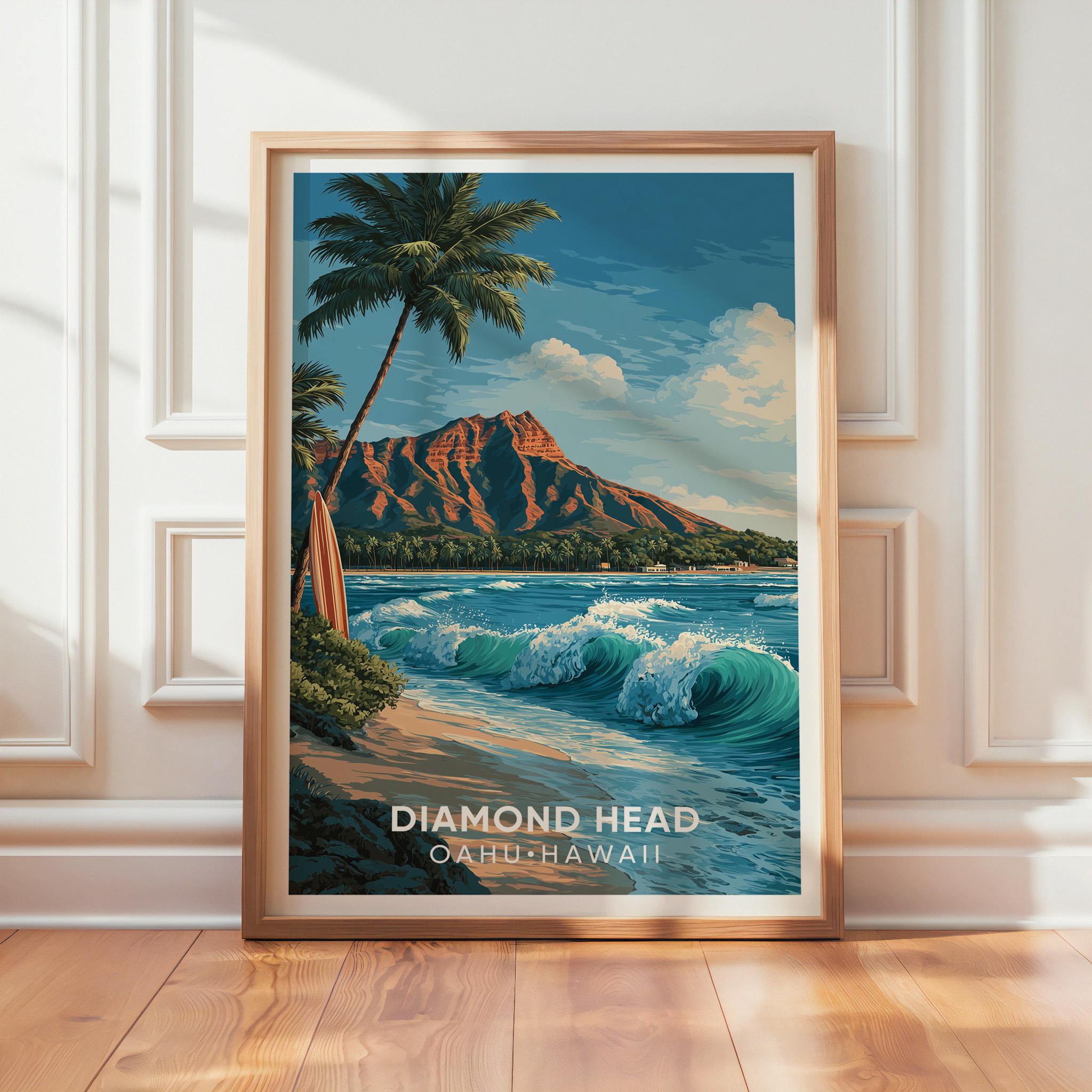 Vintage Diamond Head Hawaii - Etsy