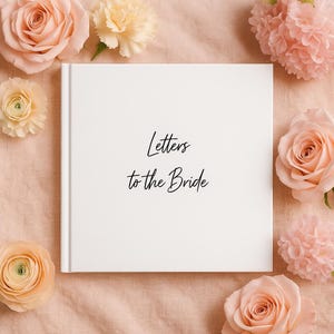 Cartas personalizadas de tapa dura para la novia / Boda / Evento / Despedida de soltera / Álbum de fotos / Regalo de boda / Álbum de recortes