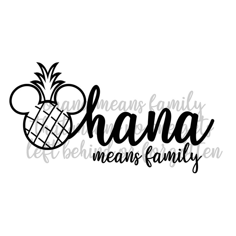 Free Free 188 Disney Ohana Svg SVG PNG EPS DXF File