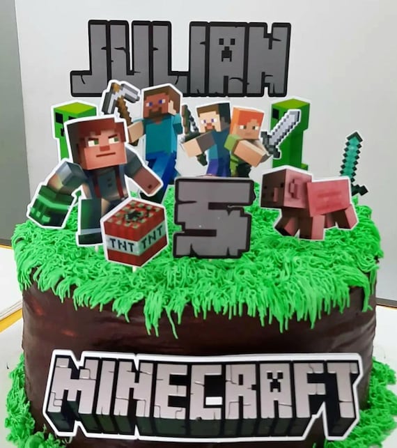 Roblox Funny Cake Minecraft Videos Minecraft Digital Caketopper