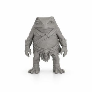 Frog Warrior STL | Fantasy Miniature 3D Print File | FDM-Optimized Frogfolk Character for Tabletop & Display