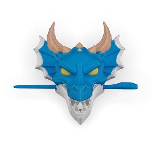 Dragon Hair Pin – 3D Printed Mythical Accessory for Cosplay, LARP, Renaissance Fair & Fantasy Hairstyles