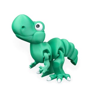 3D Printed T-Rex Dinosaur Toy: Sturdy PLA Prehistoric Model