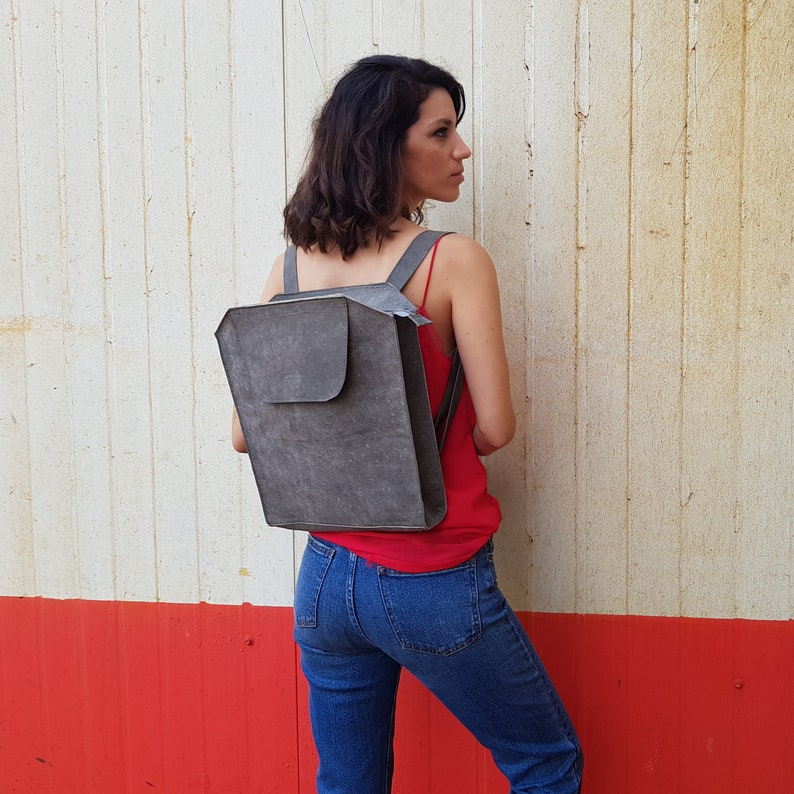 Women's Leather Backpack Purse Handmade Rucksack for Travel, School ...