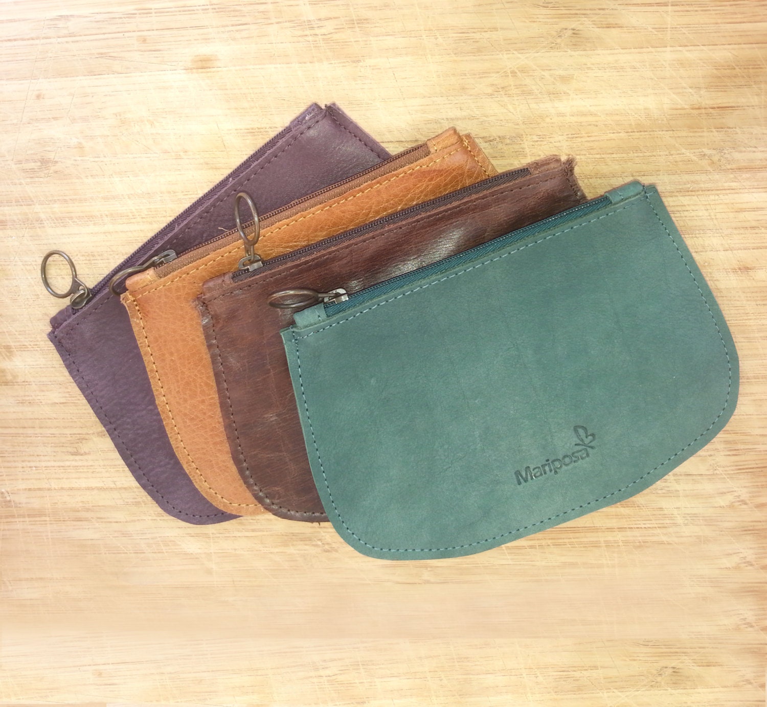 Leather small bag leather wallet leather pouch leather Etsy