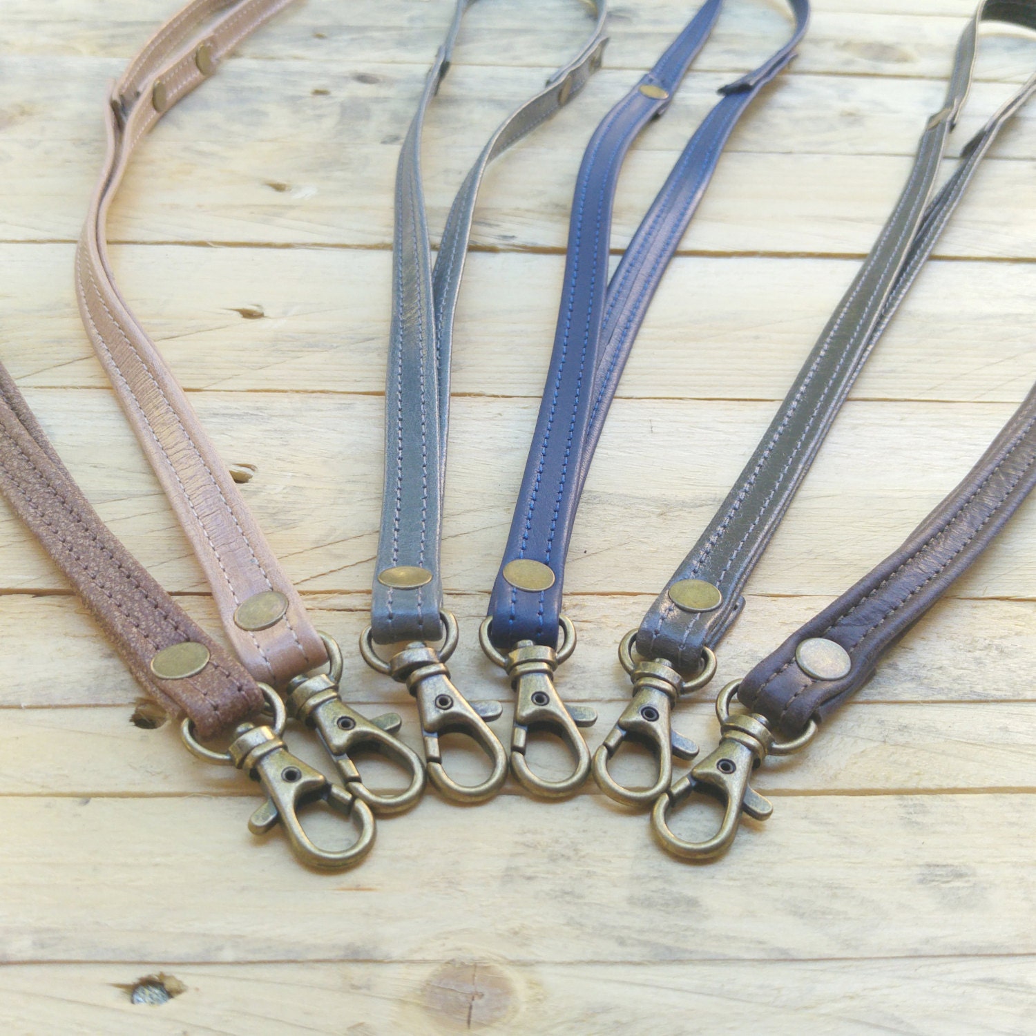 Leather key chain leather key strap Leather Neck Strap Neck Etsy