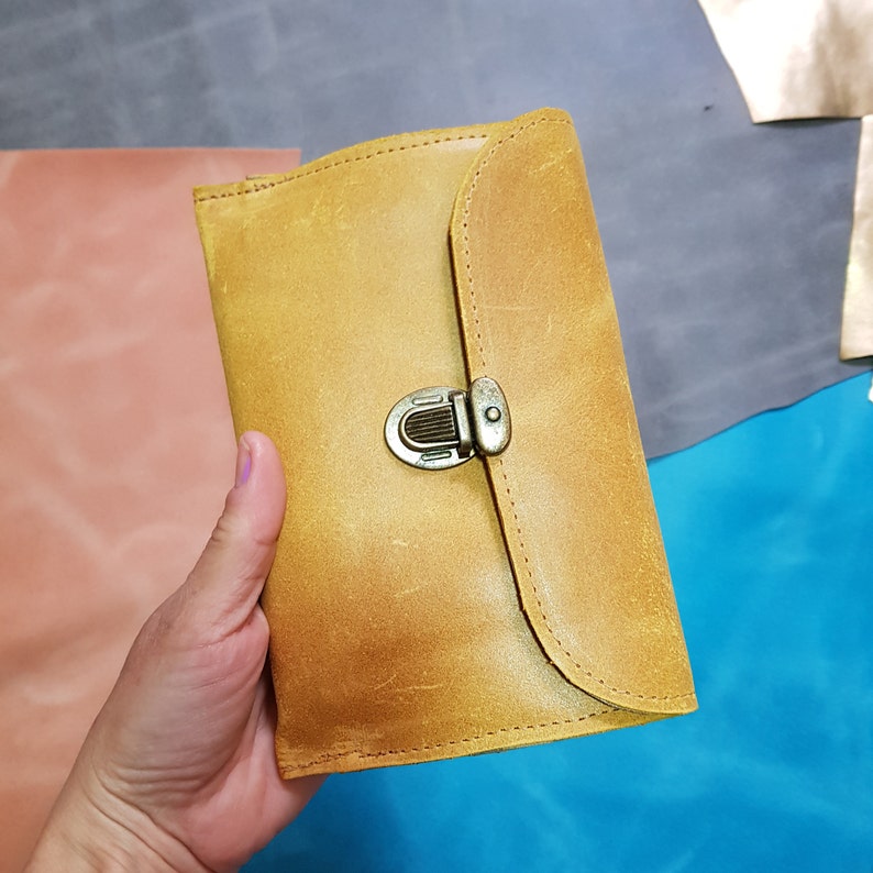 Yellow women wallet womens clutch leather wallet womens Etsy