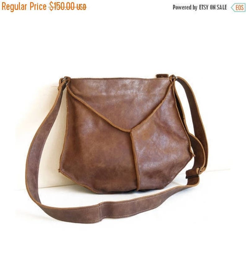Brown crossbody purse, Saddle bag, Women shoulder bag, Small leather messenger bag, Leather crossbody for women, leather purse,super sale image 3