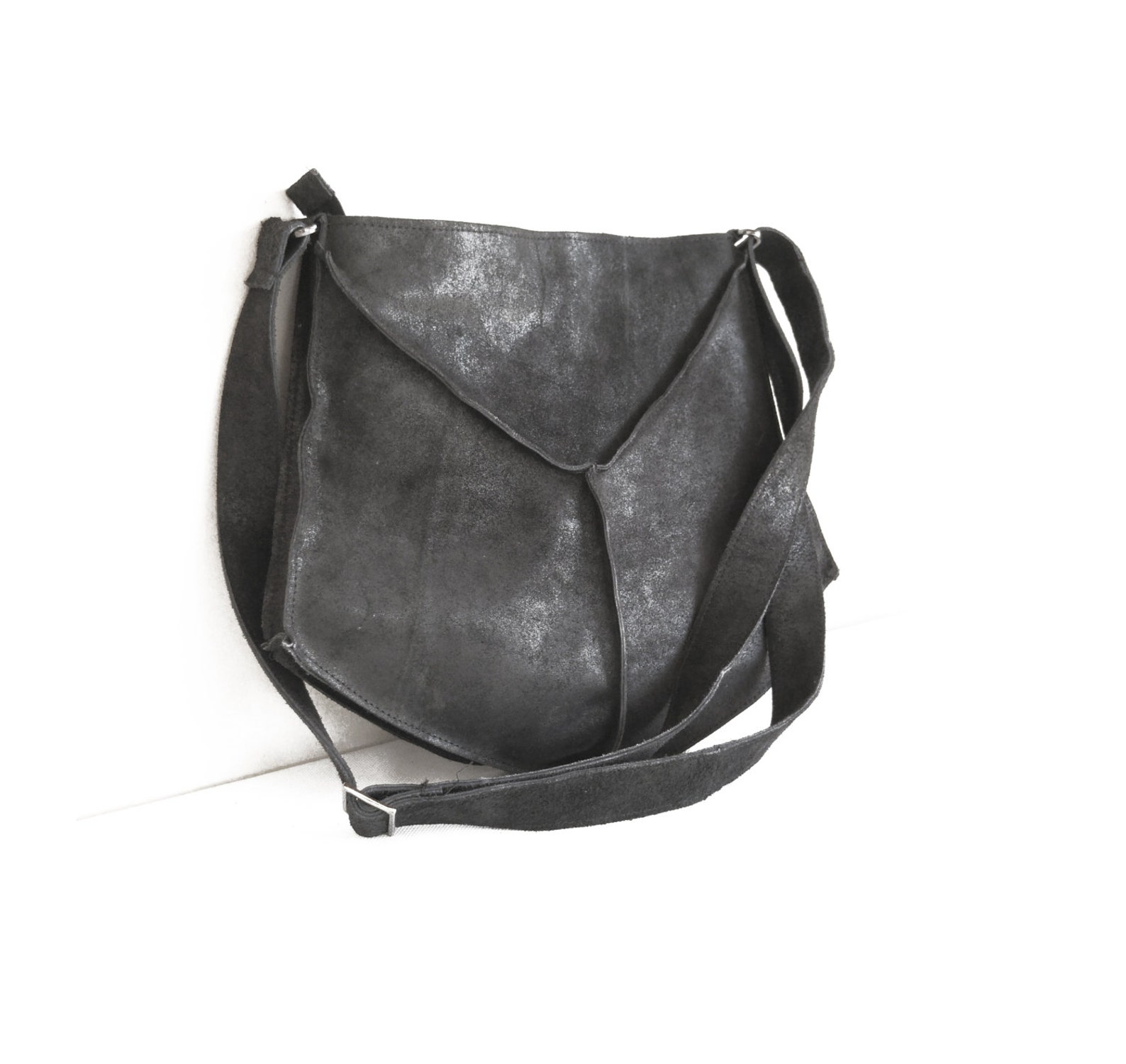 Yellow Leather Messenger Bag Small Crossbody Bag in Yellow Etsy