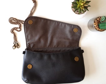 Damen Leder Cross-Body Bag, Frauen Leder kleine Tasche, Minimal Handmade Leder Messenger Bag für sie, Geschenk für sie