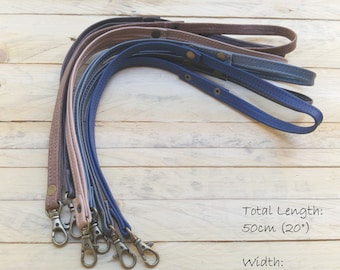 2 Leather lanyard, lanyards for women, Leather keychain, handmade Leather Neck Strap , Neck Lanyard, gift, office gift, leather accessories