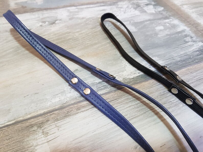 Leather Neck Lanyards ID Badge Holders & Wristlets Leather Etsy