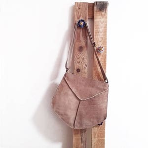 Brown crossbody purse, Saddle bag, Women shoulder bag, Small leather messenger bag, Leather crossbody for women, leather purse,super sale image 6