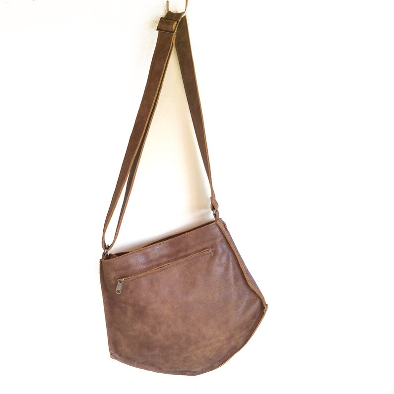 Yellow Leather Messenger Bag Small Crossbody Bag in Yellow Etsy