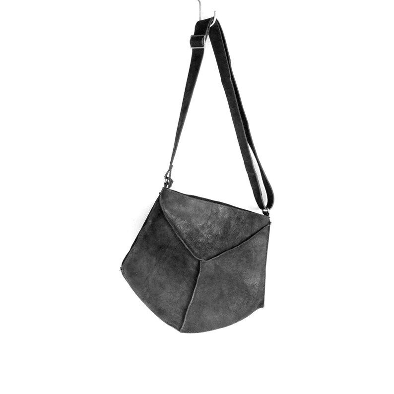 Yellow Leather Messenger Bag Small Crossbody Bag in Yellow Etsy