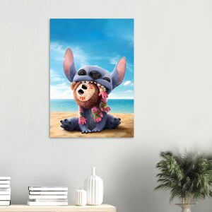 Póster de la película Lilo & Stitch (2025), arte mural 1 - Póster clásico de papel semibrillante