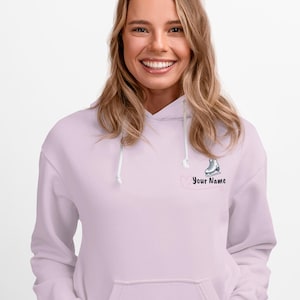 Personalized Ice Skating Ecosmart Hoodie - Figure Skaters - figure skating sweatshirt, Ice Skater Gift, Birthday Gift for skater