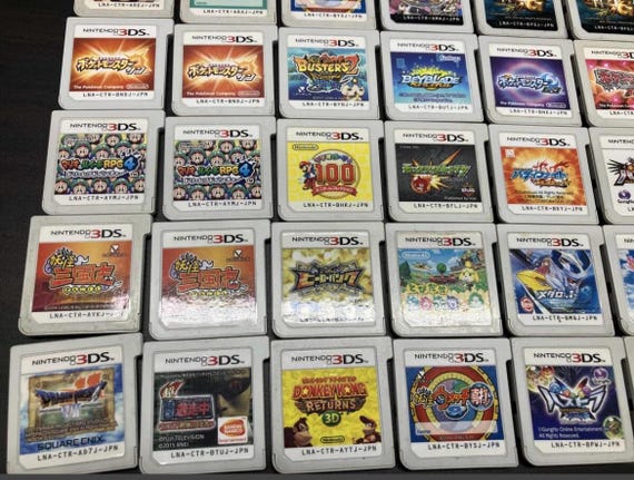 Wholesale Lot of 30 Random Authentic Japanese Nintendo 3DS Games