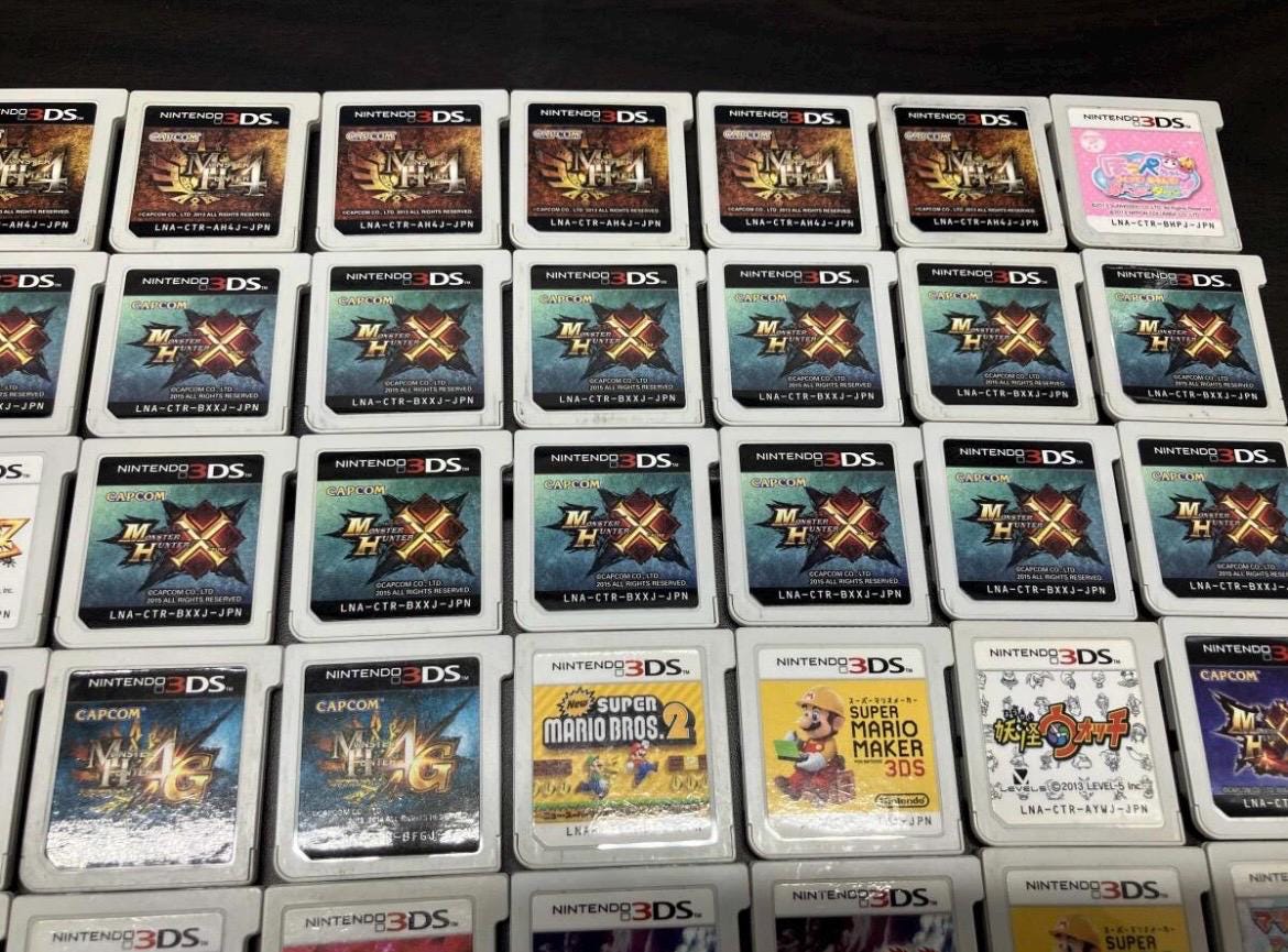 Wholesale Lot of 20 Random Authentic Japanese Nintendo 3DS Games