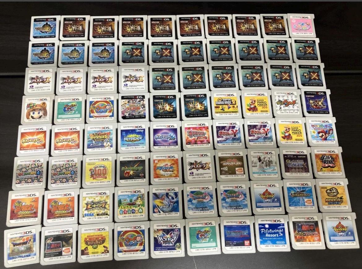 Wholesale Lot of 20 random authentic Japanese Nintendo 3DS games