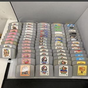 50 zufällig ausgewählte authentische japanische Nintendo 64 Spiele
