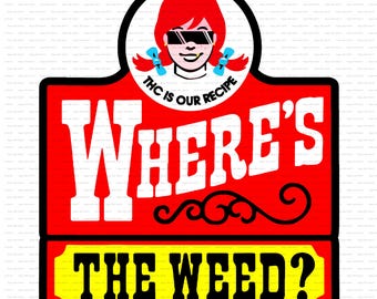 Where's the Weed SVG
