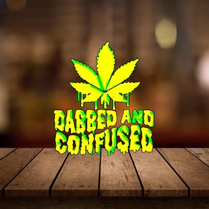 Dabbed and Confused SVG: Craft Design (Instant Download)