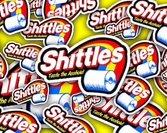 Funny Shittles-parodie SVG: grillige digitale download