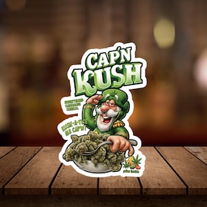 Immagine SVG di Captain Kush Weed - Download immediato