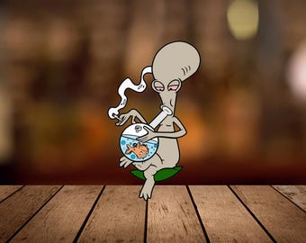 Marijuana Alien Bong SVG, Cannabis Art, DIY Project (Digital File)