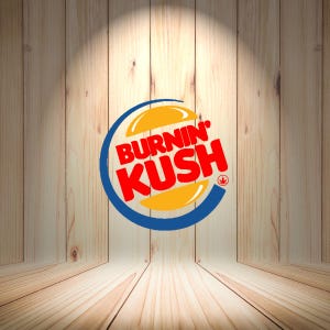Burnin Kush SVG: High-Resolution Sublimation Design (Digital Download)