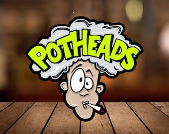 Creative PotHeads Design | Digital SVG File for Sublimation and Cricut