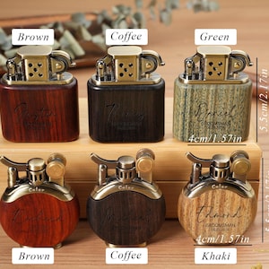 Engraved Groomsmen Lighters,Custom Lighter for Men,Groomsmen Gift,Monogram Lighter,Vintage Style,Unique Anniversary Birthday Present image 7