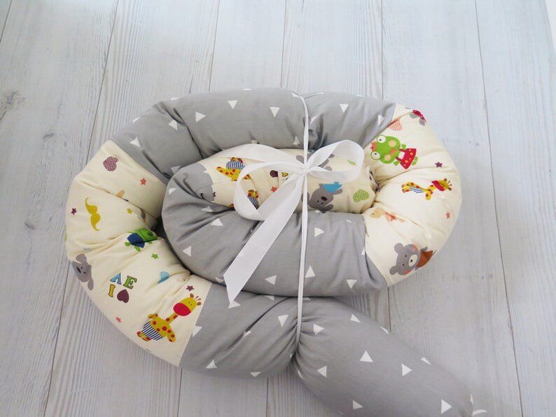 snake pillow bed bumper