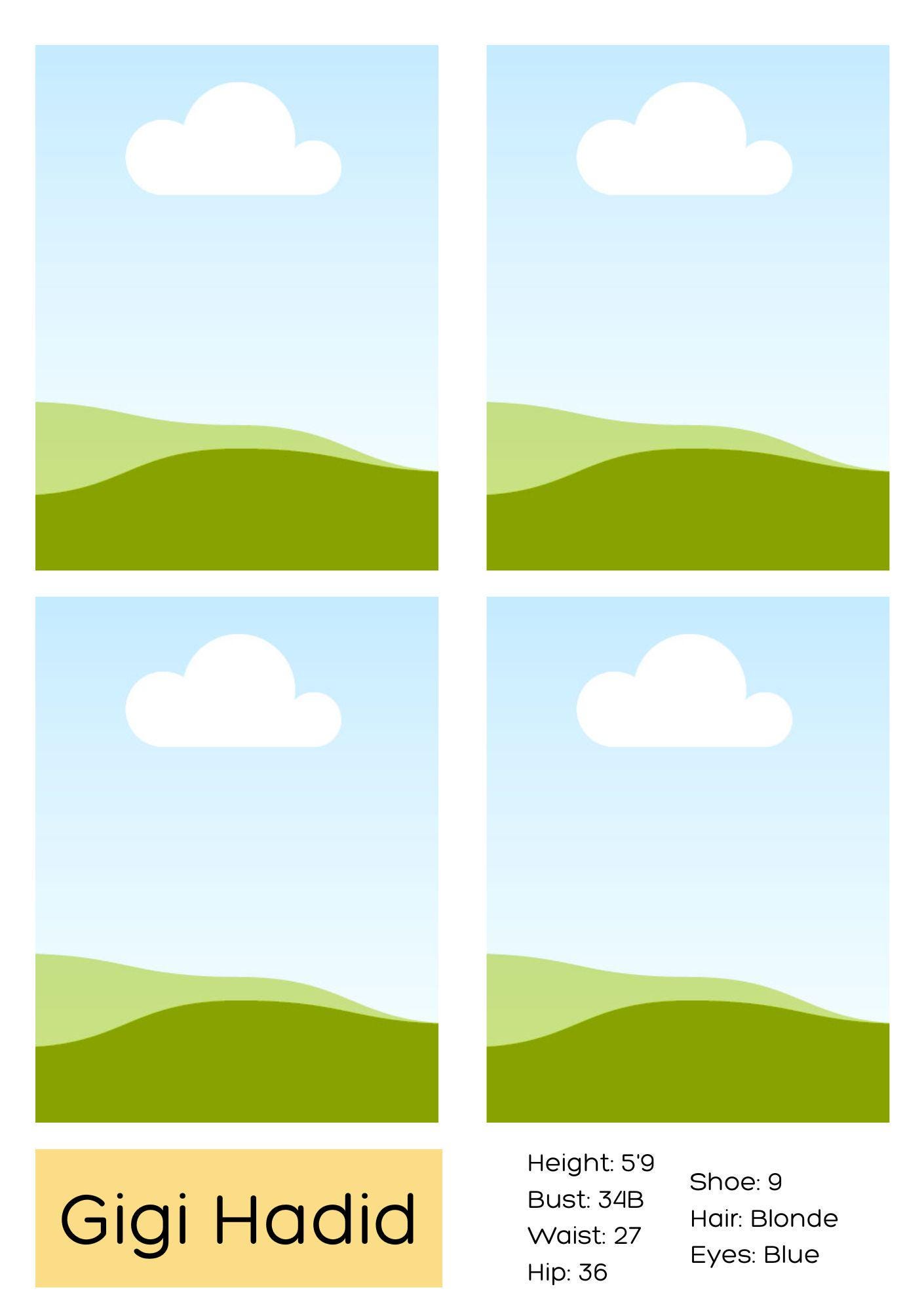Model Digitals Template, Guide for Your First Digitals, Digital Canva ...