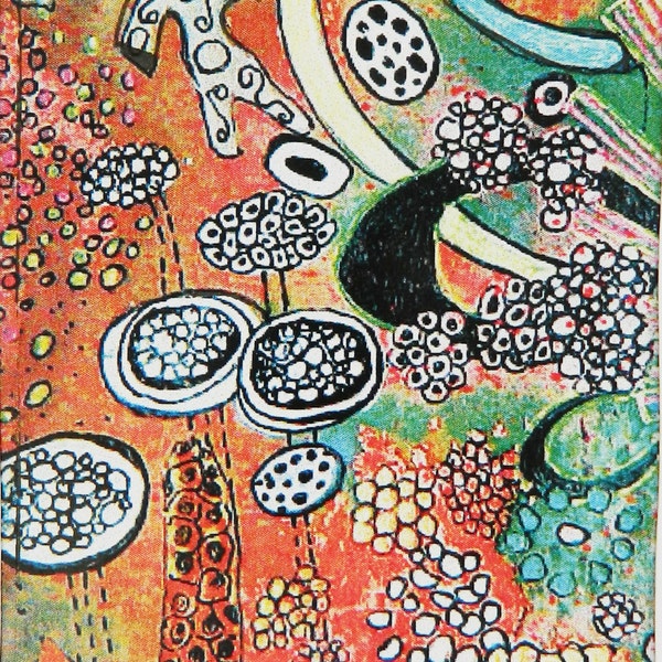 Aceo Print From Original Abstract