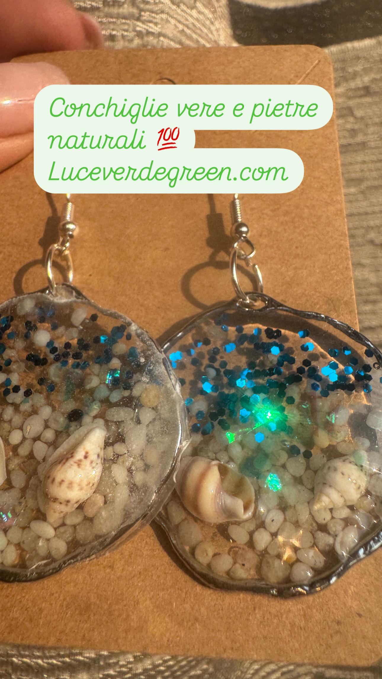 Orecchini Con Monachelle In Acciaio, Pendenti A Goccia Rossi E Perl - Foto 3