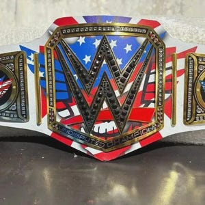 New Handmade American Nightmare Inspired Custom Wrestling Championship Title Belt – Professional Replica 6mm Zinc Plates - Adult size