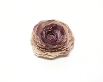 Jumbo ANTIQUE LAVENDER PINK Artificial Ranunculus - Artificial Flower, Silk Flower, Wedding Flowers, Flower Crown, Millinery, Bouquet, Hat