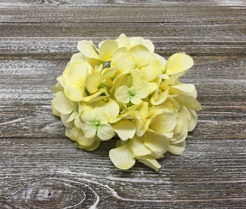 Artificial Flower Petals 80 Artificial Hydrangea Blossoms in Deep Brown- Silk Flowers Embellishments Millinery Wedding Hair Accessories