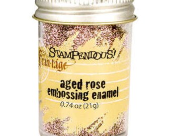Stampendous Aged Rose Embossing Emaille - Hochzeitseinladungen - Scrapbook Zubehör - Embossing Pulver