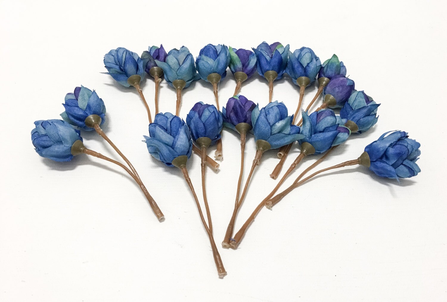 Artificial BLUE Hops Blossoms - Artifial Flowers, Silk Flowers