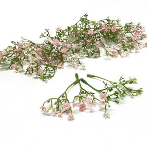 40 Pink Artificial Baby's Breath Clusters-artificial - Etsy