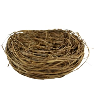 Nid d'oiseau artificiel en herbe sauvage - Décoration de mariage, Cage à oiseau, ufs d'oiseau, Décoration d'arbre de Noël, Ornement, Shower de bébé, Cage à oiseau, Diorama